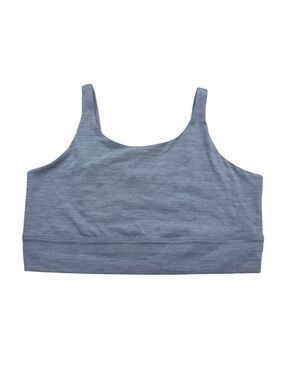 Nike Women’s Grey Heather Sports Bra Tank Top Medium Impact 2010s